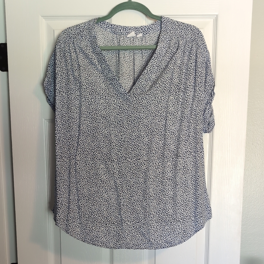 GAP Blue and White Blouse